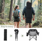 Premium Folding Rocking Camp Chair with Cooler